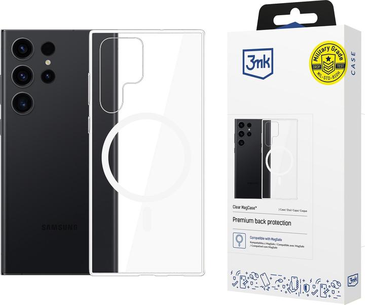 Produktbild 3MK Clear MagCase for Samsung Galaxy S22 Ultra 5G - transparent (Samsung Galaxy S22 Ultra (5G))