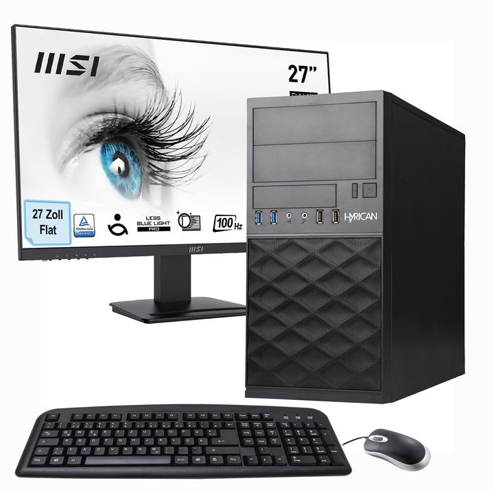 Produktbild Hyrican CTS00915 Core i5-14400 32GB 512GB SSD RTX 4060 Mini-Tower Win 11 Pro (Intel Core i5-14400, 32 GB, 512 GB, GeForce RTX 4060)
