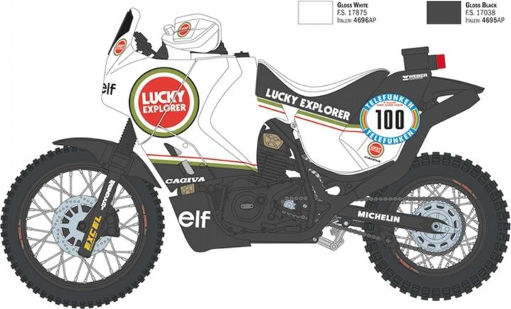 Image du produit Italeri 1:9 Cagiva Elephant 850 Winner 1987