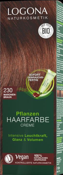 Image du produit Logona Crème colorante pour cheveux à base de plantes (230 marron brun châtain)