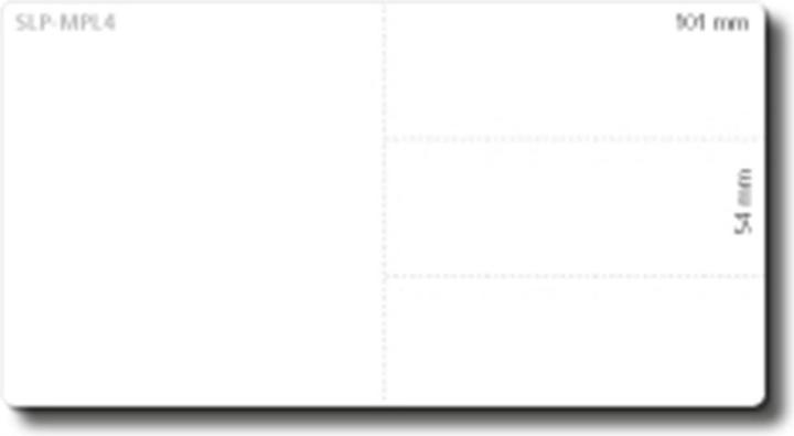 Immagine prodotto Seiko SLP-MPL4 etichette multipart 4 in 1, 1 rotolo da 220 etichette (5.40 cm)