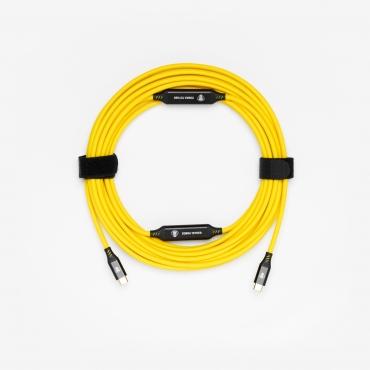 Actual product image Cobra CobraTether USB-C Cable 10m Straight to Straight Ÿellow (10 m, USB 3.2 Gen 1)