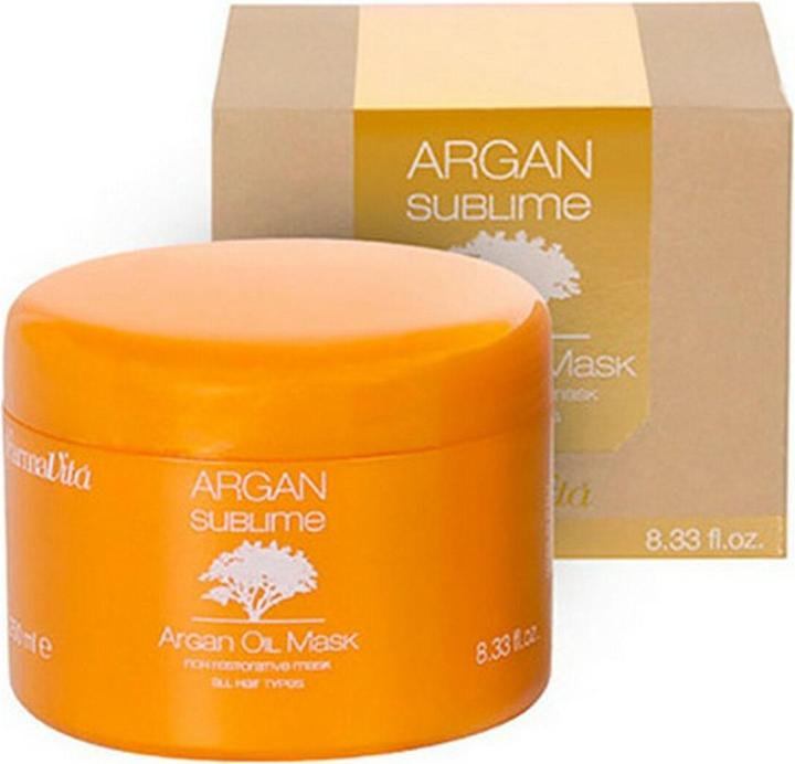 Immagine prodotto Farmavita Argan Sublime Maschera all'Olio di Argan 250ml, Donna, Tutti i capelli, Tutti i colori, 250ml (250 ml)