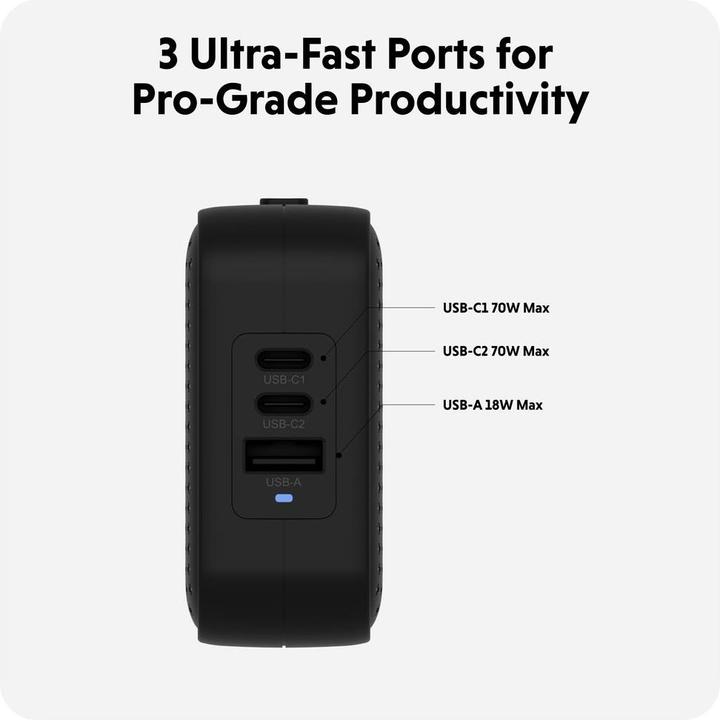 Image du produit Targus HyperJuice Chargeur USB-C (70 W)