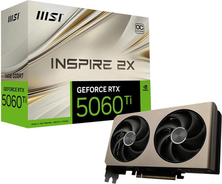Immagine prodotto MSI GeForce RTX 5060 Ti Inspire 2X OC (16 GB)