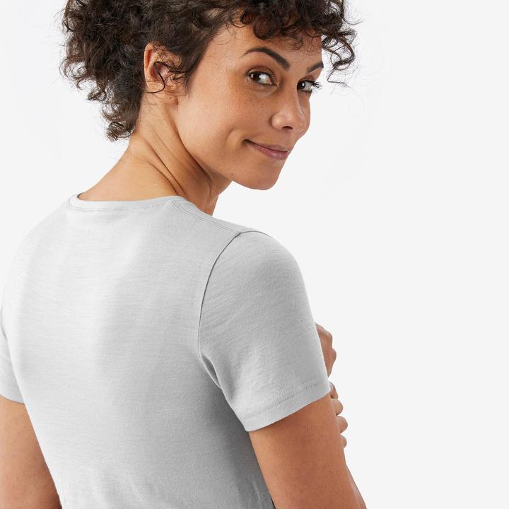 Actual product image Forclaz T-Shirt Damen Merinowolle - Travel500 grau (XS)