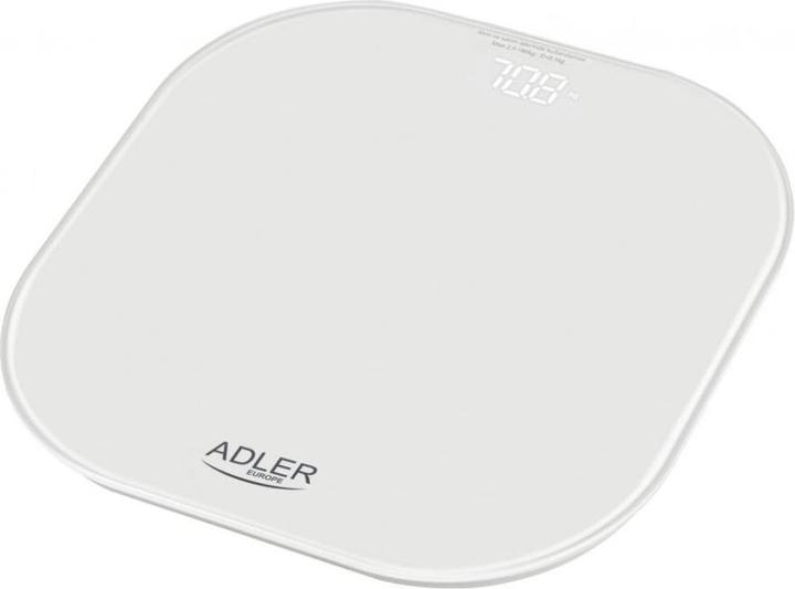 Adler Bathroom Scale | AD 8188 | Maximum weight (capacity) 180 kg | Accuracy 100 g | White (180 kg)