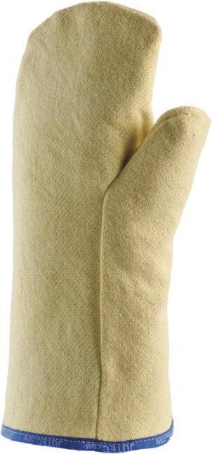 Actual product image Jutec Heat protection gloves Fauster w.insulation universal size natural aramide fabric (10)