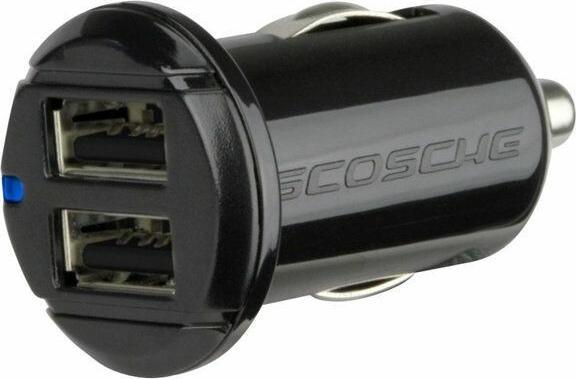 Immagine prodotto Scosche reVOLT 12W + 12W doppia USB Caricabatterie da auto, iPad