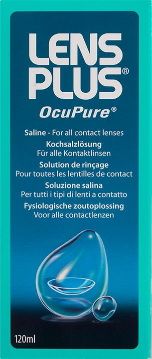 Produktbild Lens Plus OcuPure (Kochsalzlösung, 120 ml)