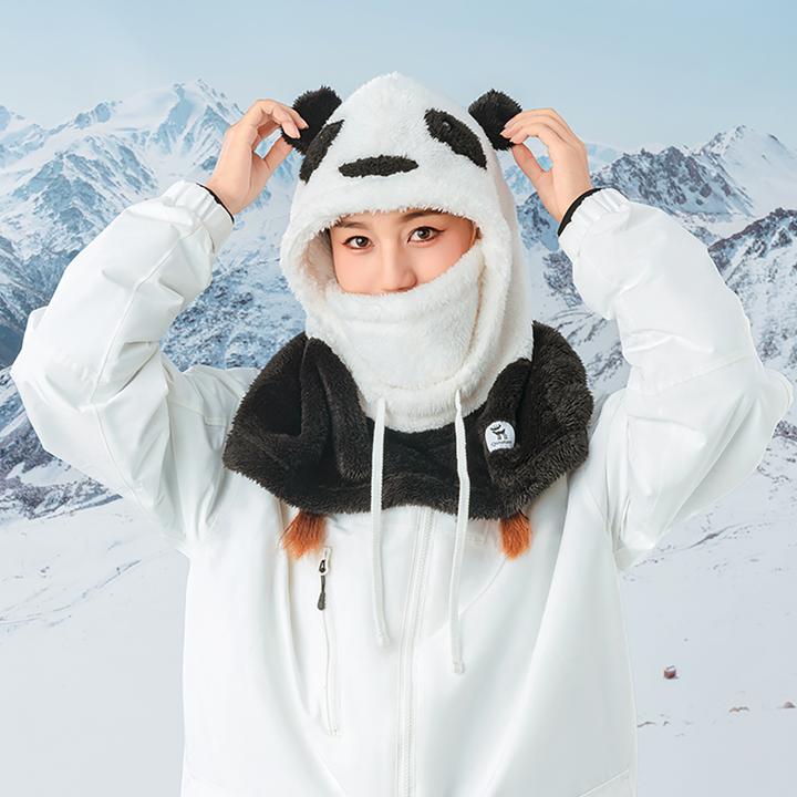 Produktbild Qunature Panda Ski Balaclava for Kids/Adults Size M - Black/White