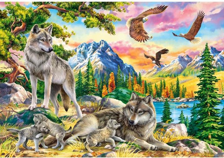 Immagine prodotto Castorland Puzzle della famiglia dei lupi e delle aquile 1000 pezzi (1000 pezzi)