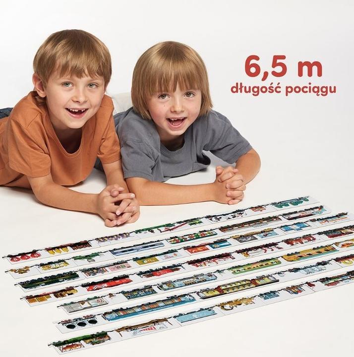 Immagine prodotto Czuczu Puzzle bifacciale - Treni (5 pezzi)