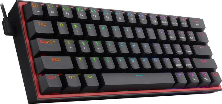 Image du produit Redragon Klawiatura K617 Fizz Red switch (K617-RGB) (US, Filaire)
