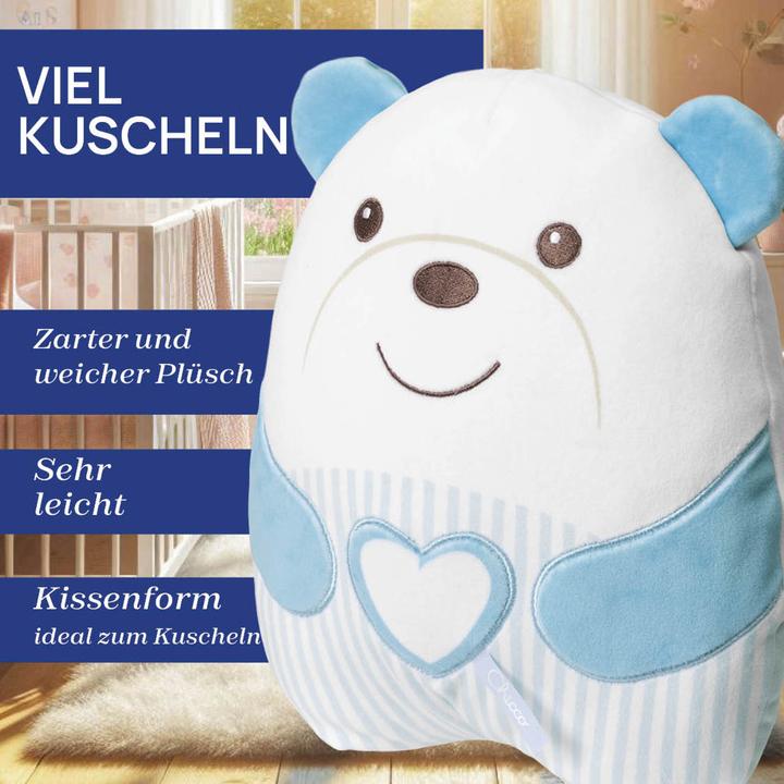 Actual product image Chicco Cuddly Meditation Teddy Bear Blue