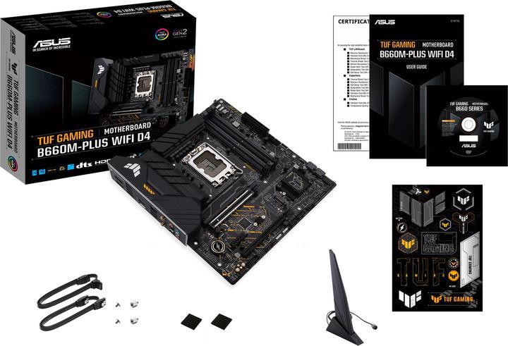 Actual product image ASUS TUF GAMING B660M-PLUS D4 (LGA 1700, Intel B660, mATX)