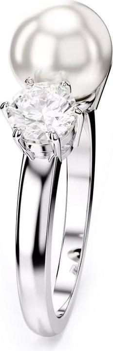 Immagine prodotto Swarovski Anello Matrix perlina di cristallo taglio rotondo bianco (55)