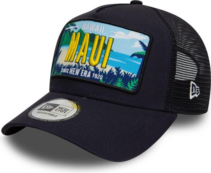 Actual product image New Era Trucker Cap - License Plate Hawaii Maui (One size)