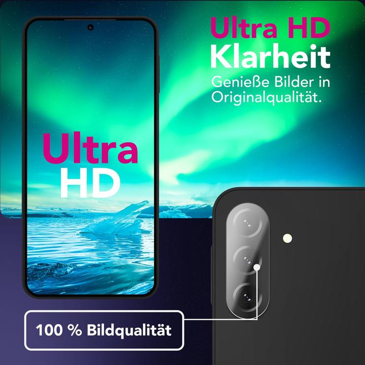 Nalia Focus.X2 MAX - Kamera Schutzglas Objektiv Abdeckung Hüllen-kompatibel - Camera Protection Glass (2 Stück, Samsung Galaxy A36)