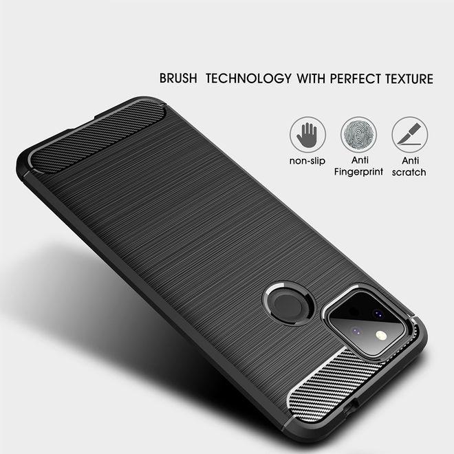 Image du produit MU Style Série Softcase TPU en fibre de carbone (Google Pixel 5a)