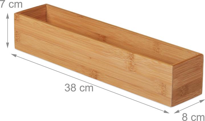 Actual product image Relaxdays Bamboo box
