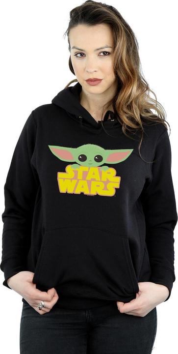 Produktbild Star Wars The Mandalorian The Child And Logo Kapuzenpullover (S)