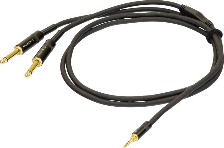 Actual product image Proel Y-Mono (1.50 m, 3.5mm jack (AUX), 6.3mm jack)
