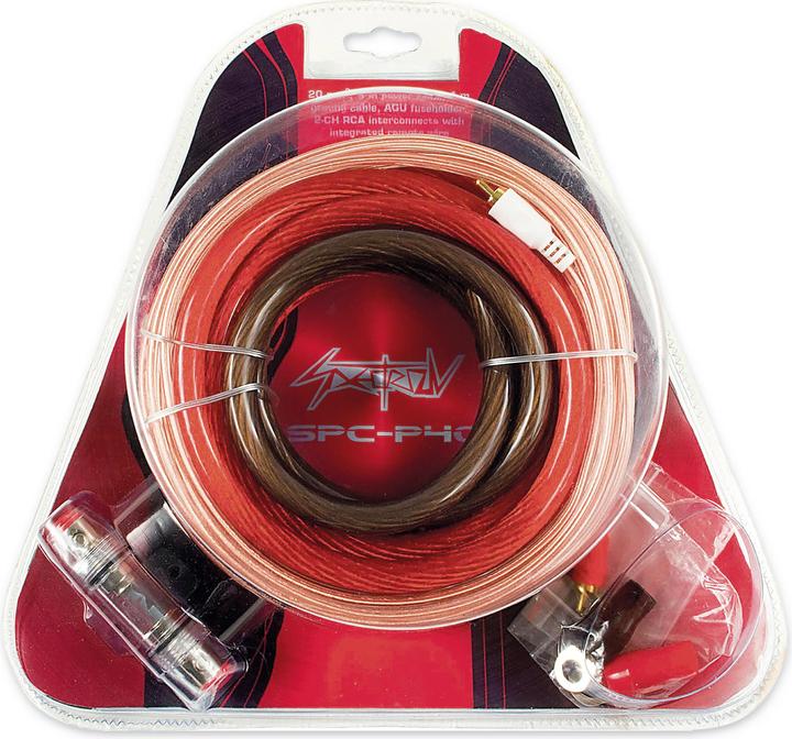Image du produit Spectron SPC-P40 Set de câbles 10mm2 avec câble RCA