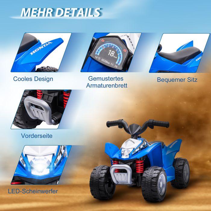 Produktbild Swisshandel24 Elektro-Quad Miniquad Kinder Elektro ATV Kinderquad ab 18 Monaten Schwarz (6 V)