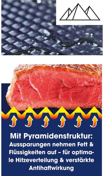 Produktbild Bratmaxx Pfanne (24 cm, Bratpfanne, Edelstahl, Aluminium)
