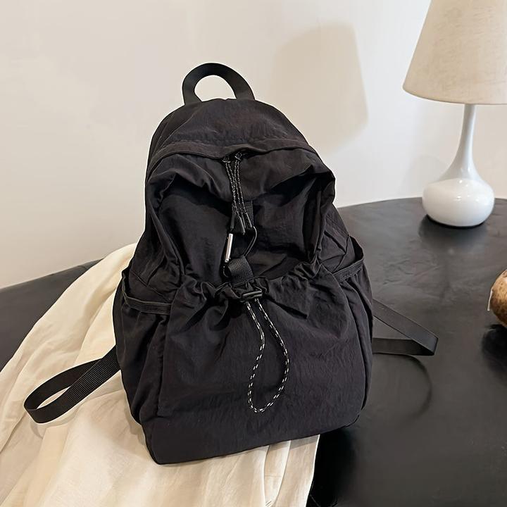 Only-Bags.Store Verstellbarer Riemen Freizeitrucksack, leichte Reisetasche mit mehreren Seitentaschen, einfaches
