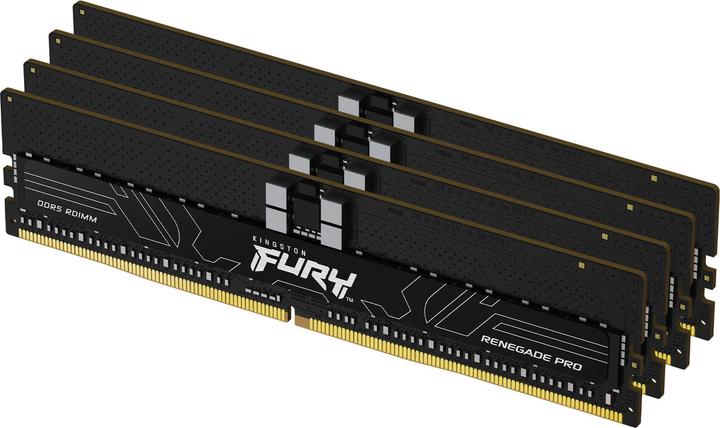 Image du produit Kingston Fury Renegade Pro EXPO 128GB Kit (8 x 16GB), DDR5, 6400MT/s, CL32, Overclockable, ECC, AMD EXPO, RDI (8 x 16GB, 6400 MHz, RAM DDR5, DIMM)