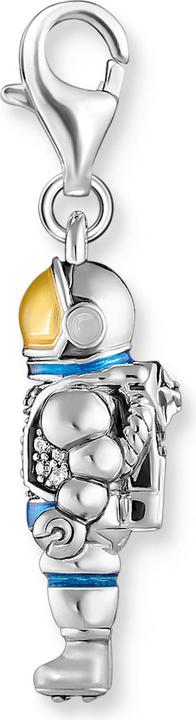 Immagine prodotto Thomas Sabo Ciondolo Astronauta con pietre colorate in argento annerito (Argento 925, Smalto)