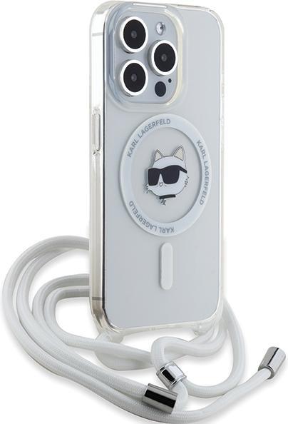 Produktbild Karl Lagerfeld KLHMP14LHCCHNT iPhone 14 Pro 6.1" hardcase transparent IML Choupette Head & Cord Mags (Apple iPhone 14 Pro)