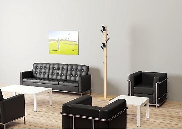 Produktbild Paperflow Garderobenständer, Massivholz, Krone schwarz