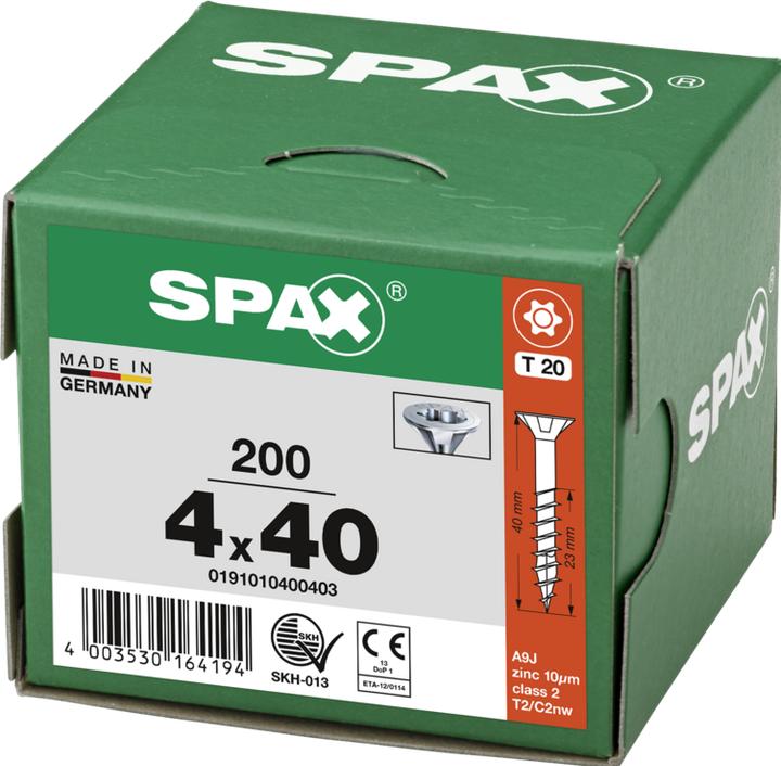 Produktbild Spax Universalschrauben (200 Schrauben pro Stück)