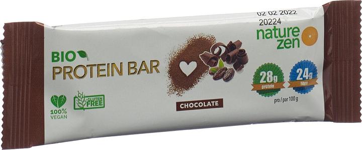 Image du produit Nature Zen barre protéinée biologique chocolat (Chocolat, 1 pcs, 40 g)