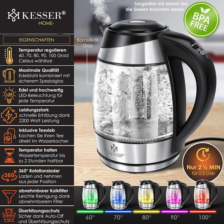 Produktbild Kesser Wasserkocher 1,8L (1.80 l)