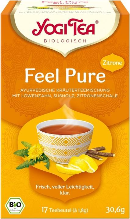 Image du produit Yogi Tea BIO Feel Pure au citron bio (1 x 30,6 g) (30.60 g)