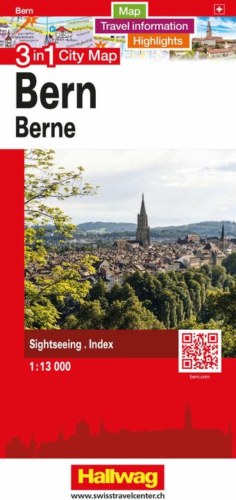 Produktbild Hallwag Stadtplan Bern