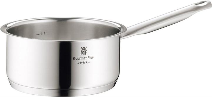 Produktbild WMF Stielkasserolle GOURMET PLUS platin (16 cm, Kochtopf, Edelstahl)