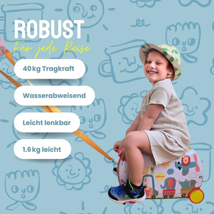 Produktbild Hermex Kinderkoffer Hartschalenkoffer Reisegepäck Kindertrolley Koffer (18 l, Handgepäck (bis 50l))