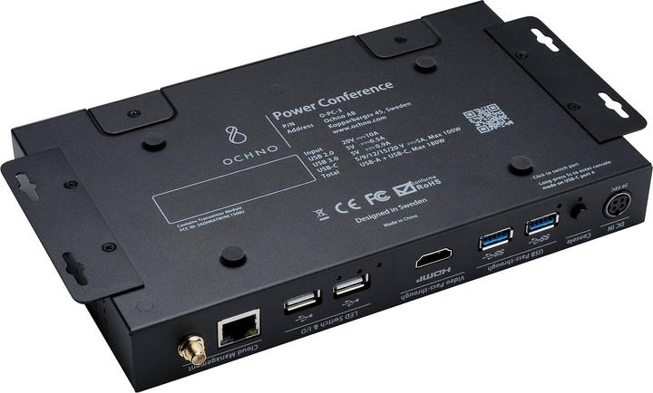 Actual product image Ochno O-PC-3 Single - 3xUSB-C for charging, 36 months Operated licence included (3 Ports)