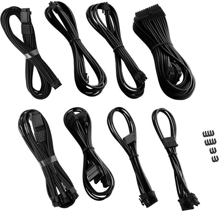 Actual product image CableMod RT-Series Pro ModMesh 12VHPWR Dual Cable Kit for ASUS/Seasonic - black