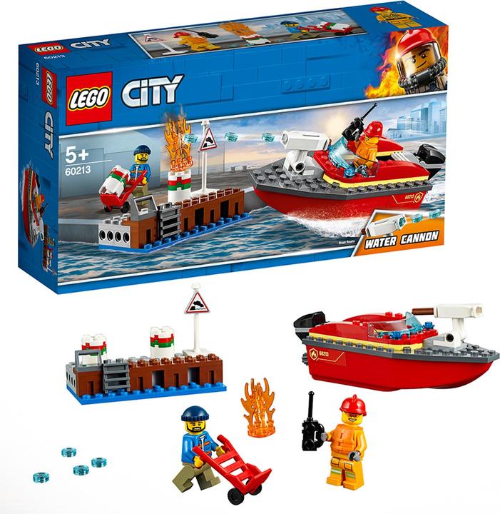 Produktbild LEGO Feuerwehr am Hafen (60213, LEGO City)