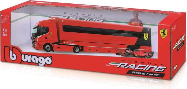 Image du produit Bburago Ferrari Trailer Iveco S-Way + 1 Ferrari SF23 1/43