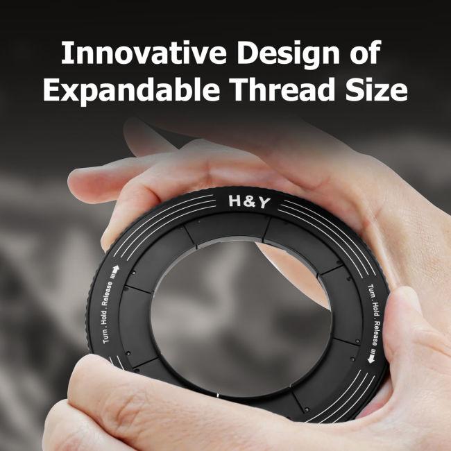 Image du produit H&Y Adaptateur REVORING 67-82mm pour filtres 82mm