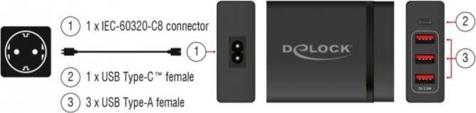 Produktbild Delock Ladegerät (60 W)
