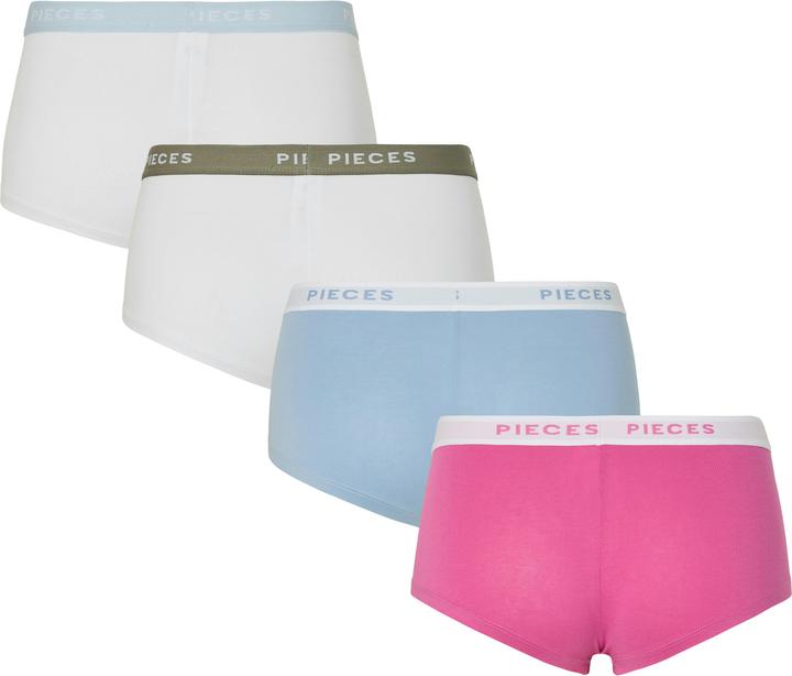 Immagine prodotto Pieces PCLOGO LADY 4er-Pack Boxershorts (M, confezione da 4)