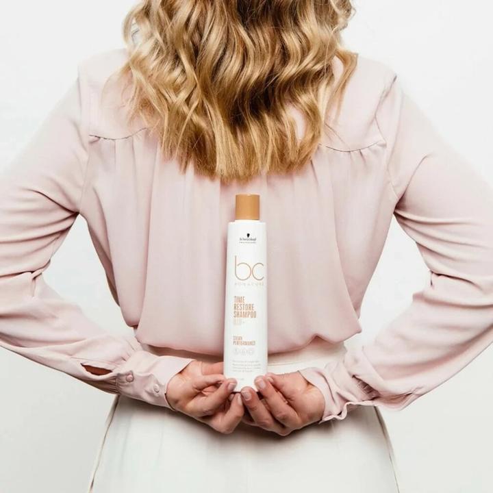 Image du produit Schwarzkopf Après-shampooing pour cheveux fins Bonacure Time Restore (200 ml) (200 ml)